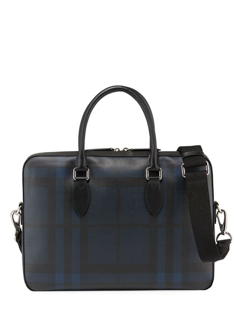 burberry hambleton leather briefcase|Burberry Men's Hambleton Faux.